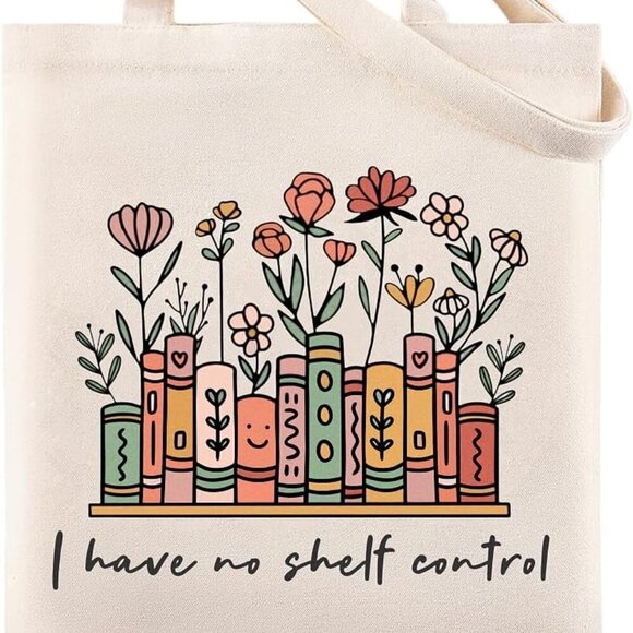 Handbags - Funny Book Lovers Canvas Tote Bag for Women Reader Gift Casual Carryall